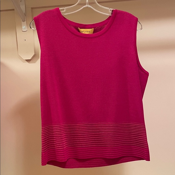 St. John Vibrant Pink Skirt Ensemble - Picture 4 of 14